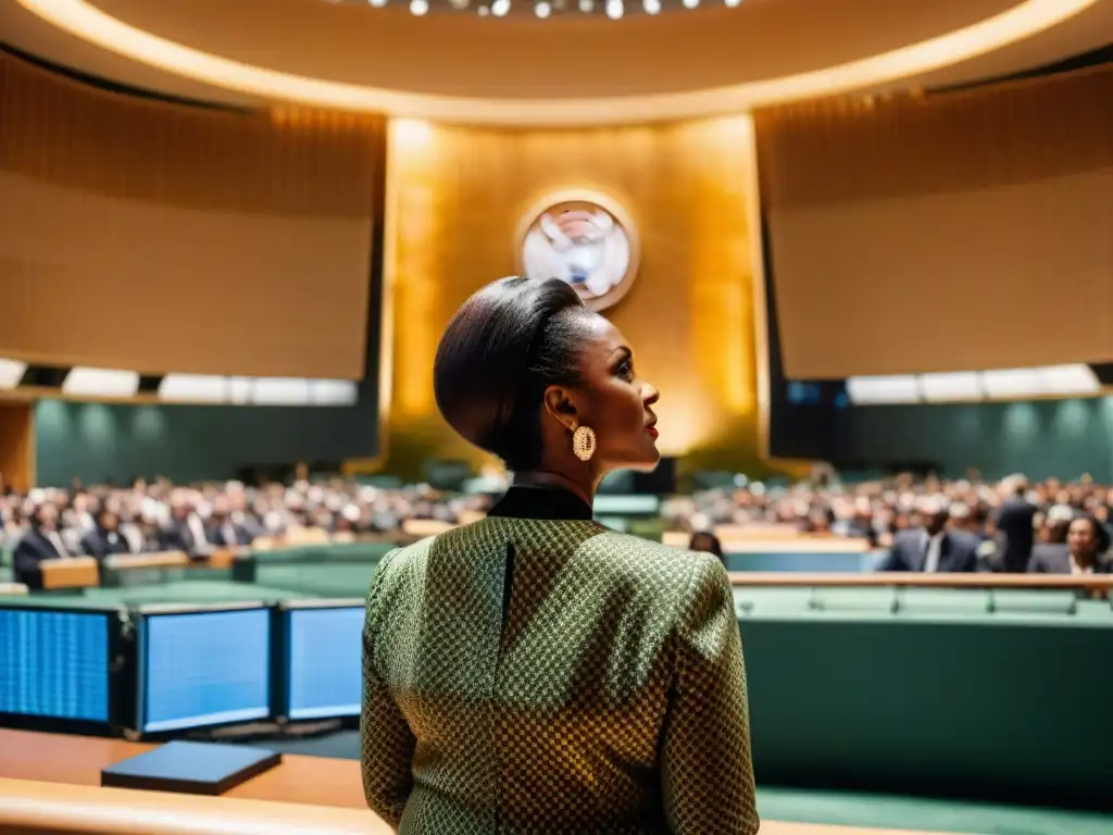 Miriam Makeba deslumbra en la ONU en 1963, símbolo de música política cambio social África