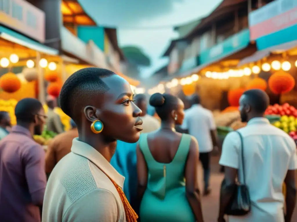 Fotografía africana contemporánea: Jóvenes fotógrafos inmersos en el bullicio de un mercado en Nairobi, Kenia