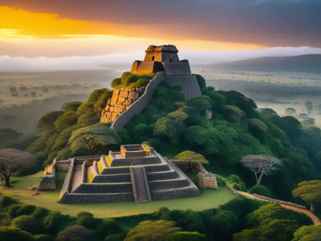 Las antiguas ruinas de Great Zimbabwe se erigen majestuosas al atardecer, revelando la historia perdida de civilizaciones africanas