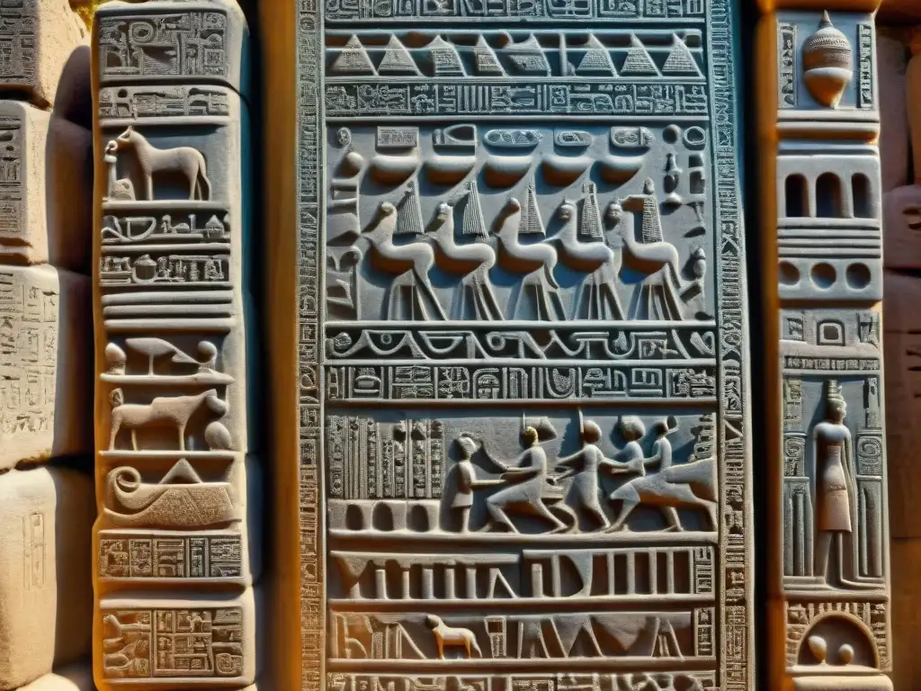Un antiguo enigma grabado en piedra: jeroglíficos antiguos reinos africanos