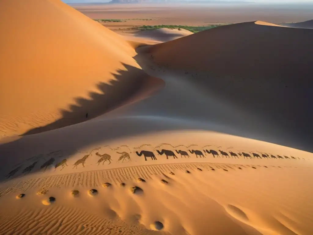 Antiguos grabados rupestres del Sahara, testigos de civilizaciones africanas perdidas