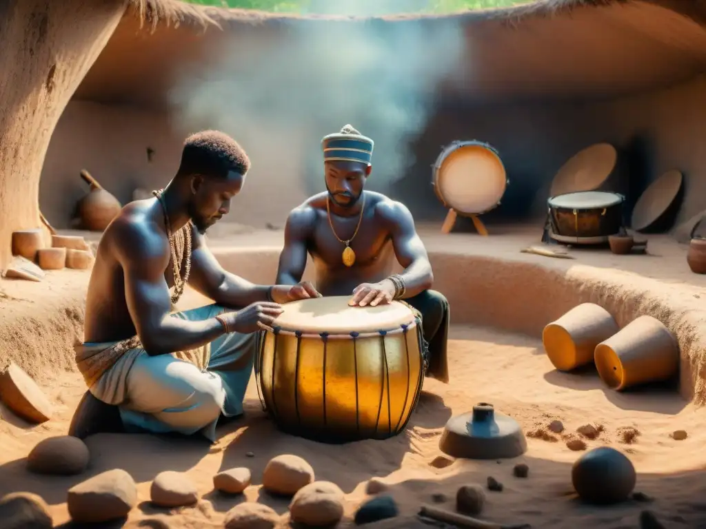 Arqueólogos desentierran instrumentos musicales en civilizaciones africanas con detalle y emoción al atardecer