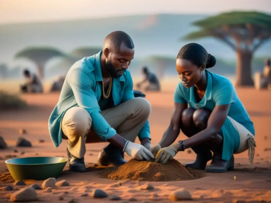 Arqueólogos descubriendo nuevos hallazgos historia civilizaciones africanas bajo el sol africano