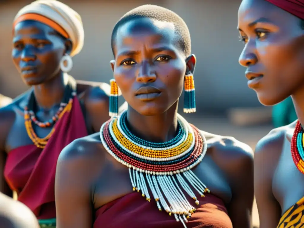 Artesanas maasai creando adornos africanos tendencia mundial accesorios bajo el sol africano