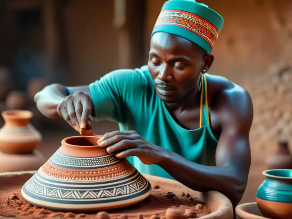 Artesanos africanos crean cerámica con Innovaciones tecnológicas ancestrales africanas