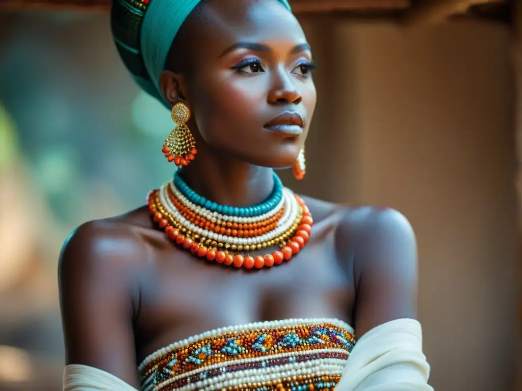 Artesanos africanos creando joyas tradicionales con pasión Artesanos africanos crean joyas con significado cultural, mostrando pasión y tradición en su trabajo