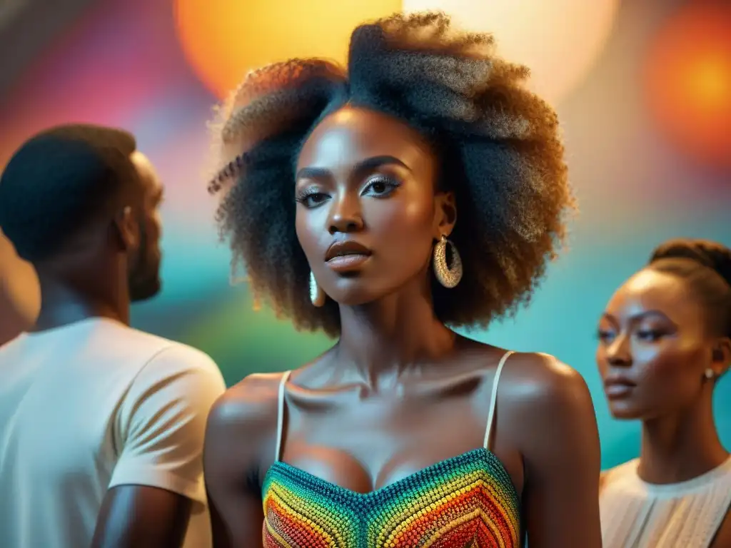 Diversos artistas africanos redefinen conceptos de belleza a través de su arte vibrante en estudios creativos