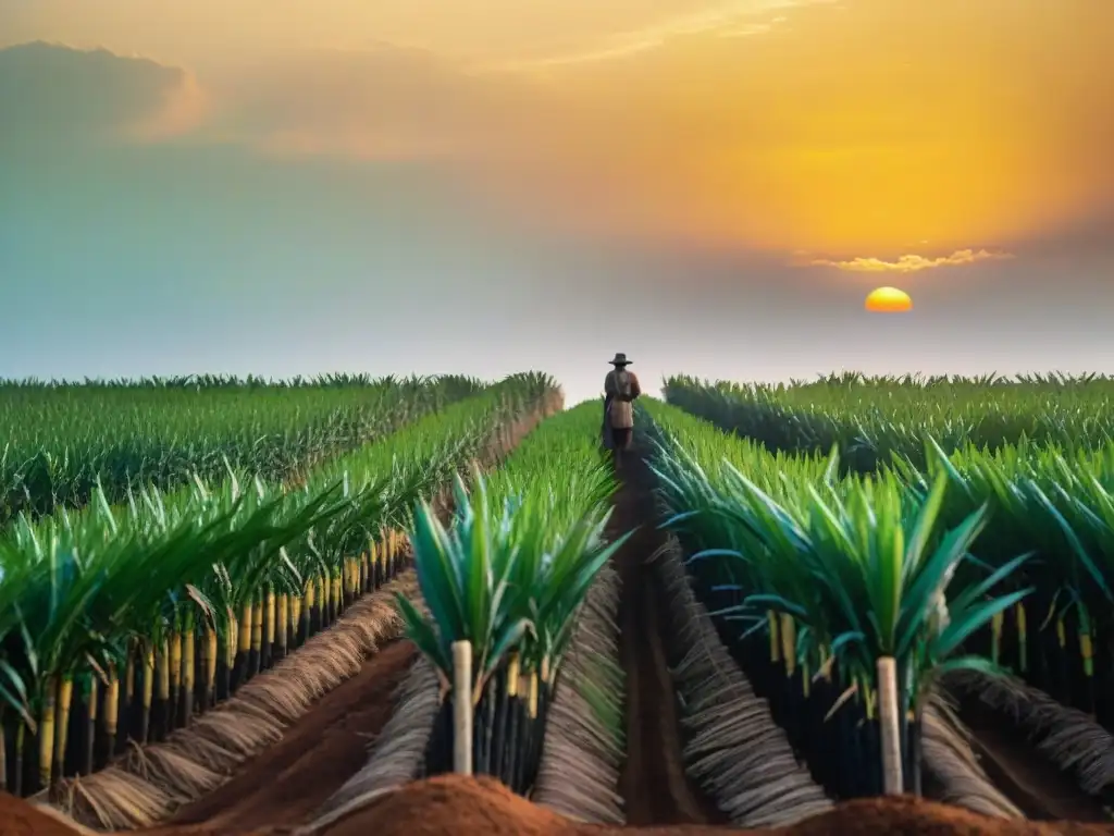 Plantación de caña de azúcar en África: historia, belleza y esclavitud entrelazadas en el campo bajo el sol africano