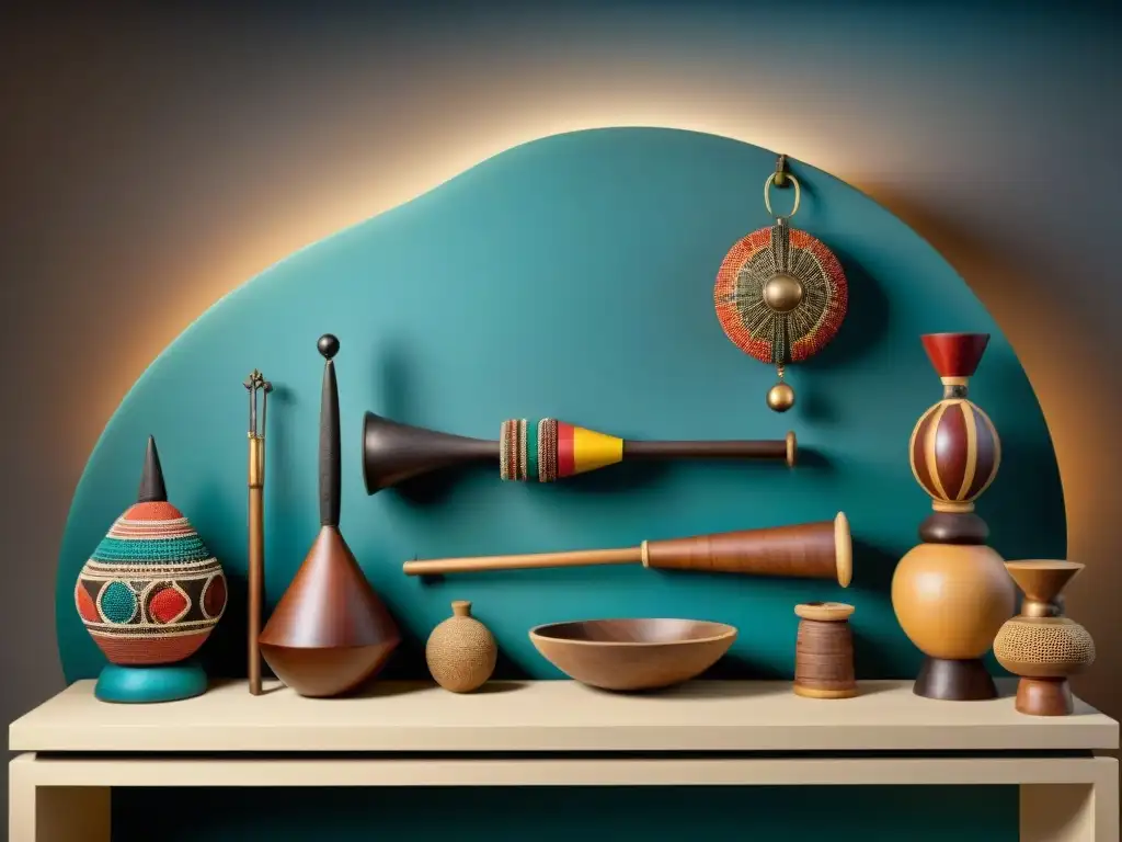 Joyas ancestrales: juguetes africanos en detalle Una colección de antiguos juguetes y juegos africanos exhibidos en un museo