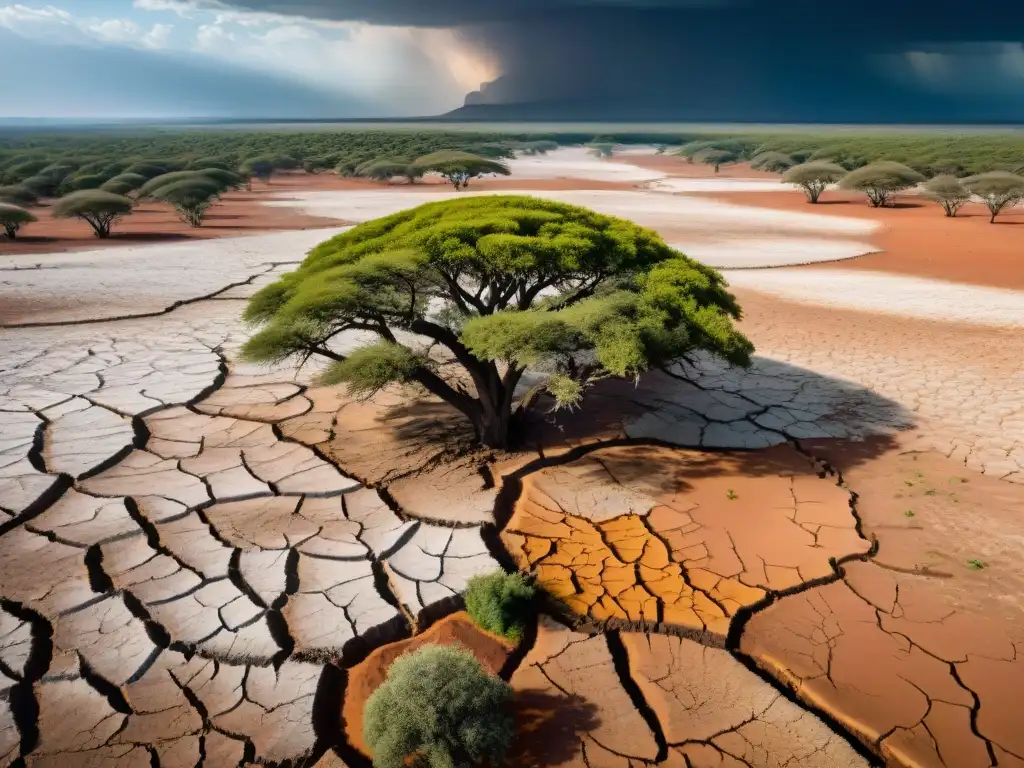 Desastres naturales en África austral: Imagen impactante de sequía extrema y sus consecuencias devastadoras en la región