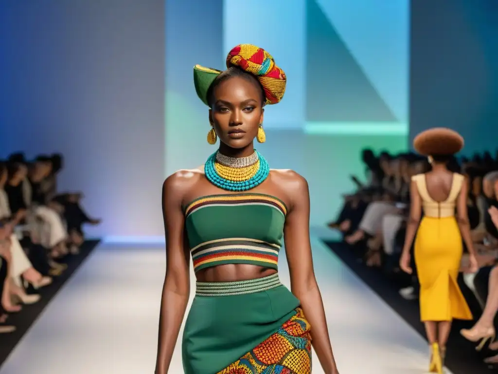 Desfile de moda diáspora africana: fusión de tradición e innovación en vibrantes atuendos y accesorios únicos