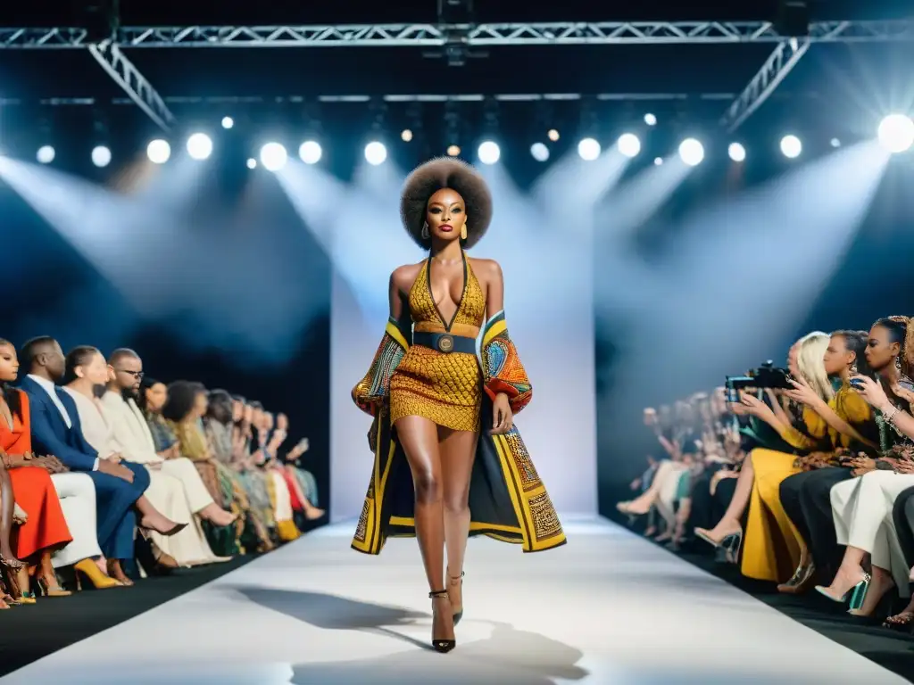 Desfile de moda con diseñadores africanos en pasarelas internacionales