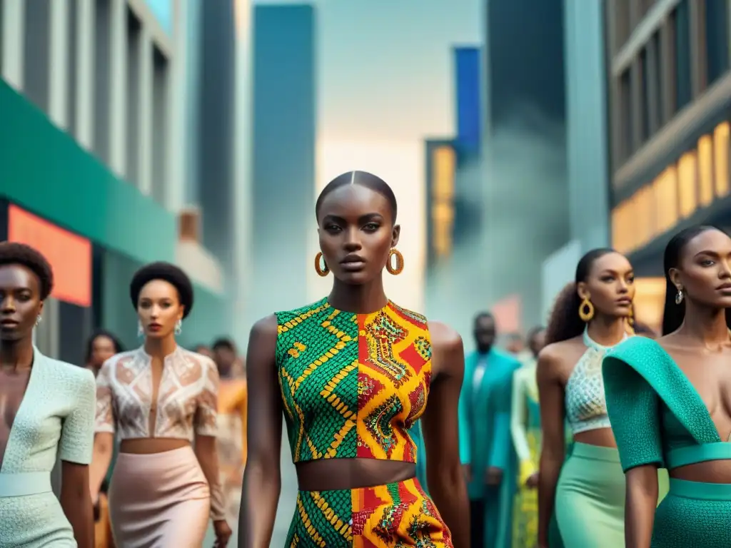 Deslumbrante desfile de moda diáspora africana: tradición e innovación fusionadas en diseños vibrantes