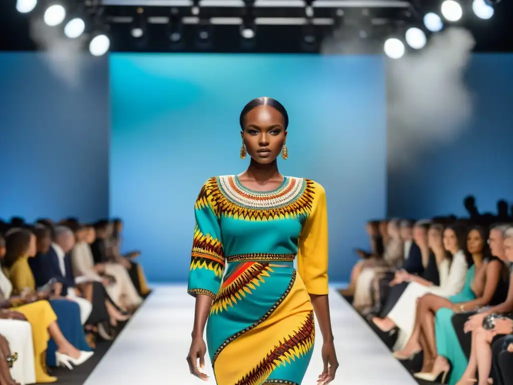 Deslumbrante desfile de moda en África con diseños vibrantes y modelos elegantes