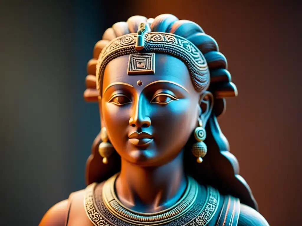 Detalle excepcional de las esculturas terracota de las Civilizaciones africanas Nok y enigmas