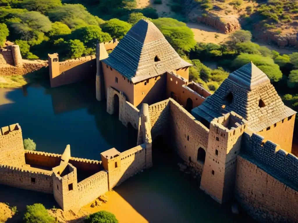 Detalles arquitectura del reino de Mapungubwe, mostrando la sofisticación y grandiosidad de las antiguas estructuras de piedra