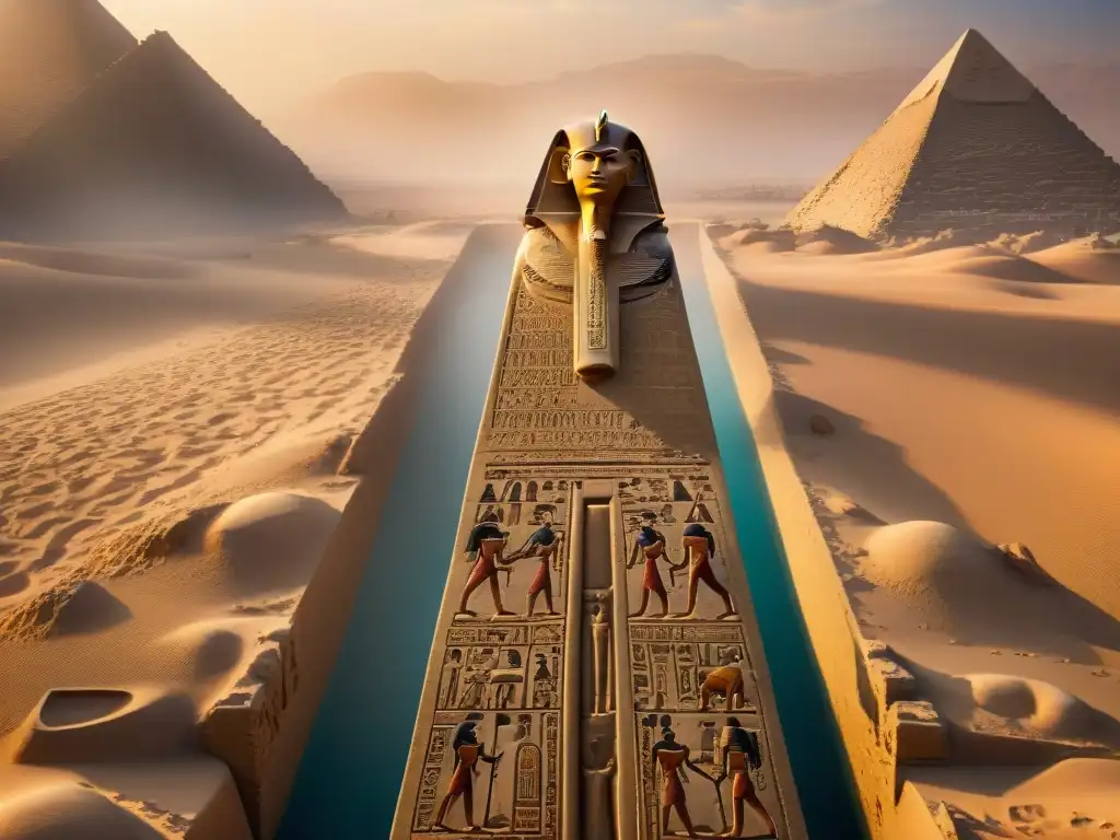 Obelisco egipcio: detalle impresionante Detalles fascinantes en obelisco egipcio, mostrando la artesanía y significado histórico