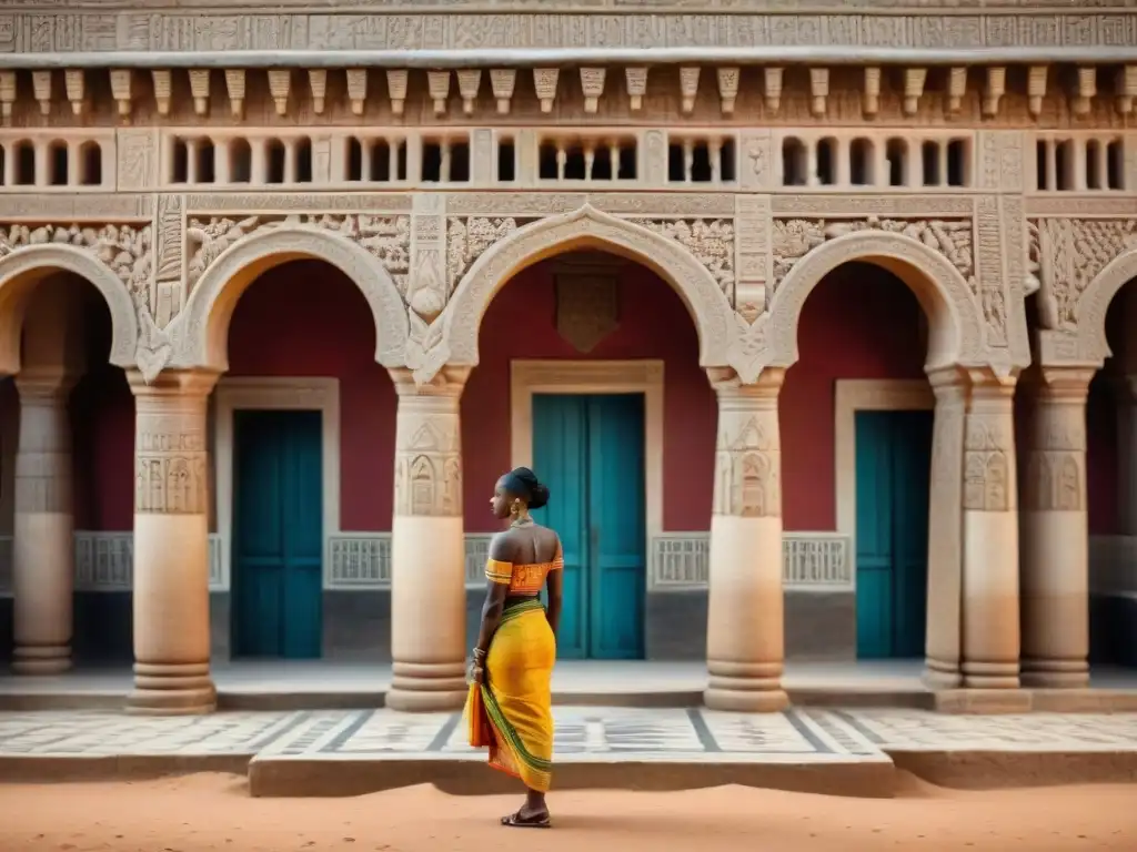 Detalles impresionantes del palacio precolonial en África Central resaltan su grandiosidad y legado cultural