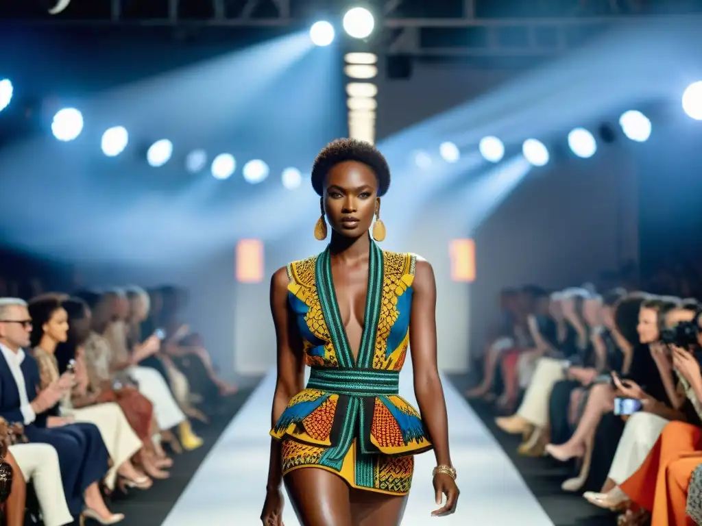 Diseñadores africanos presentan colecciones en pasarelas internacionales con moda vibrante y ecléctica