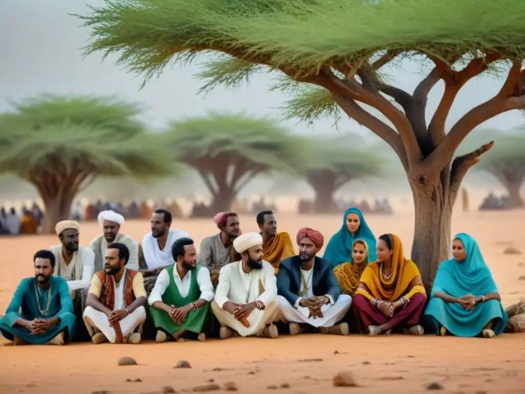 Un encuentro de clanes en Somalia: búsqueda de soberanía bajo un árbol en el desierto somalí