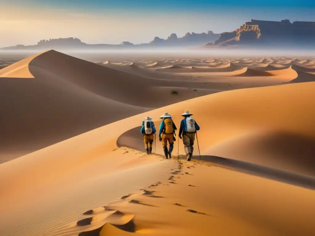 Expediciones en el Sahara: Historia