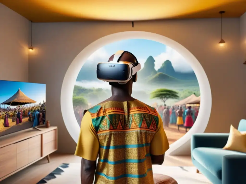 Experiencia inmersiva de turismo cultural en África digital para todas las edades