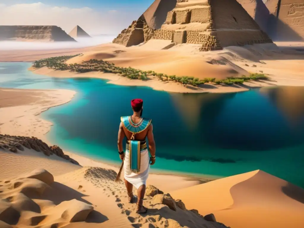 Exploradores egipcios en ruta al Mar Rojo: aventura y descubrimiento Exploración de civilizaciones africanas en búsqueda de influencia global