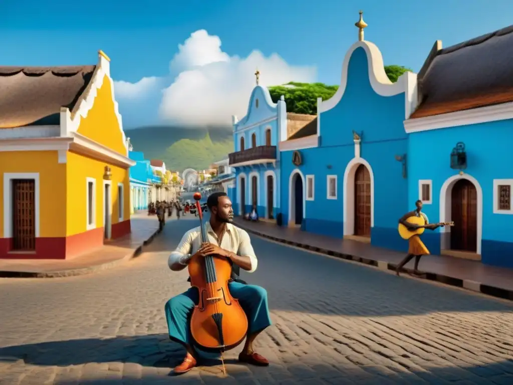 Exploración de Culturas en la Isla de Mozambique: escena callejera vibrante, música tradicional y arquitectura histórica