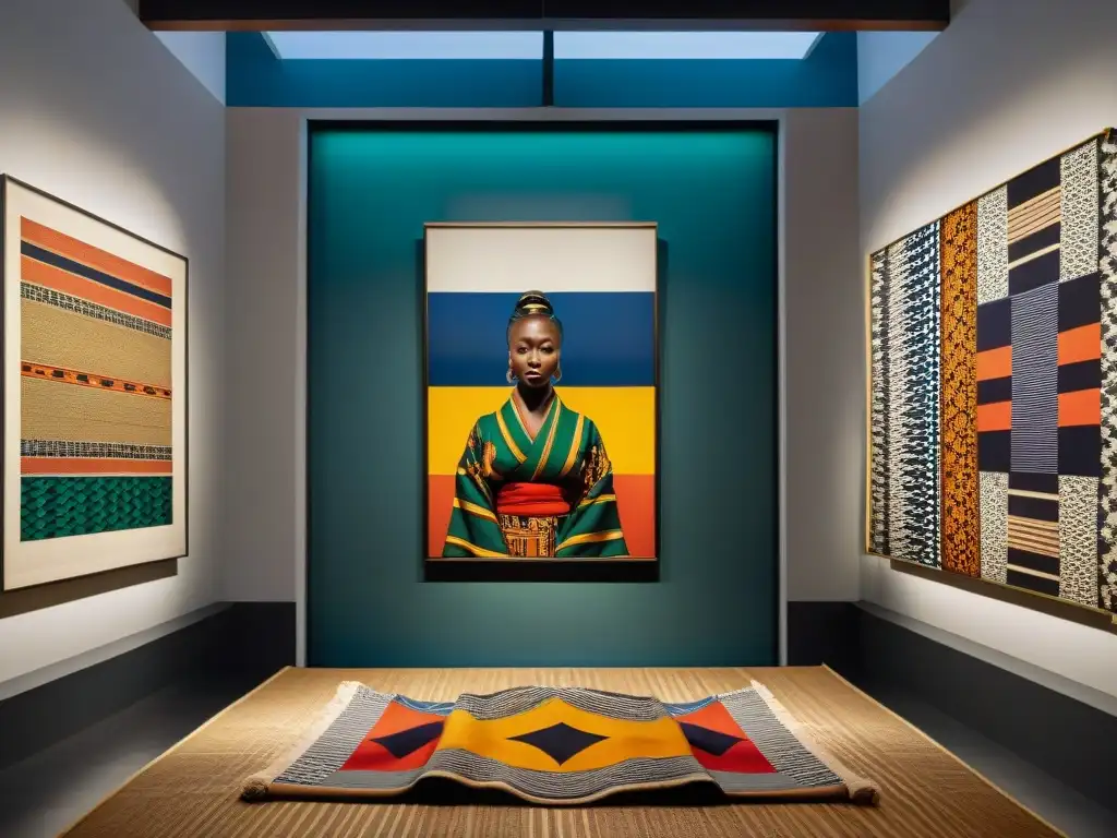 Una fusión visual de influencia asiática en arte africano, intercambios culturales entre continentes