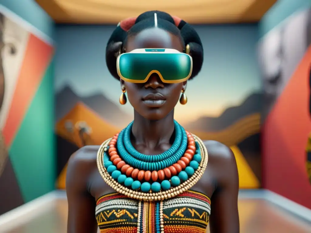 Explora una galería de arte africano virtual, vibrante y diversa