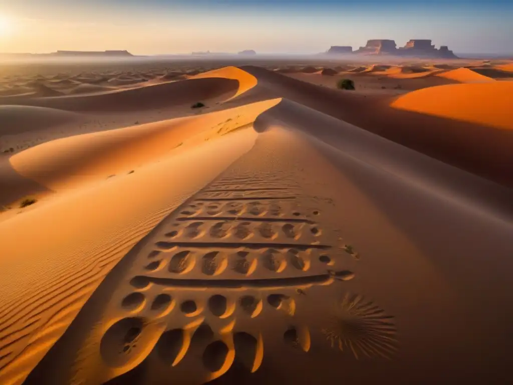 Grabados rupestres en el Sahara: misteriosos símbolos y figuras antiguas