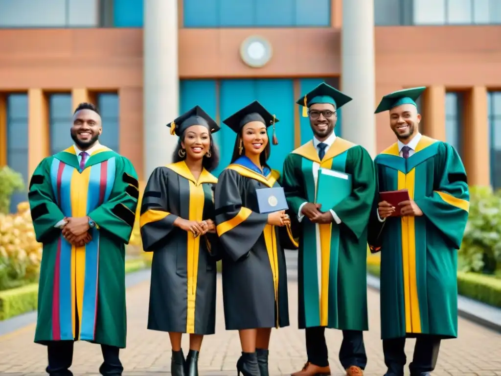 Graduados africanos celebran logros en educación superior, impactando globalmente