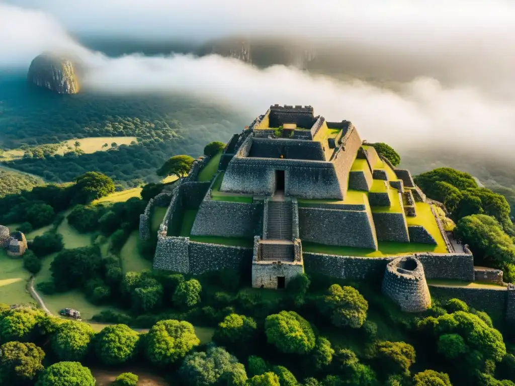 La grandeza africana precolonial del Gran Zimbabwe se revela en la detallada imagen aérea de sus ruinas, mostrando su arquitectura e historia