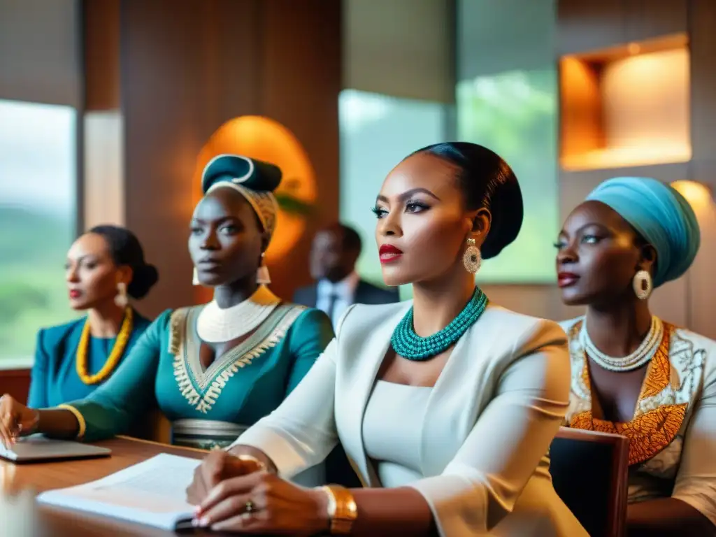 Un grupo de líderes africanas discuten empoderamiento femenino en conferencia