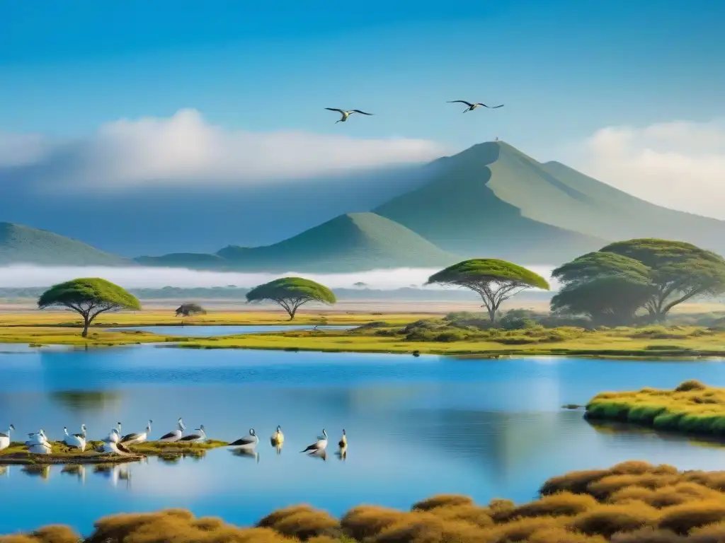 Hermosa biodiversidad en el Parque Nacional Banco Arguin: aves migratorias, gacelas y fauna en su hábitat natural