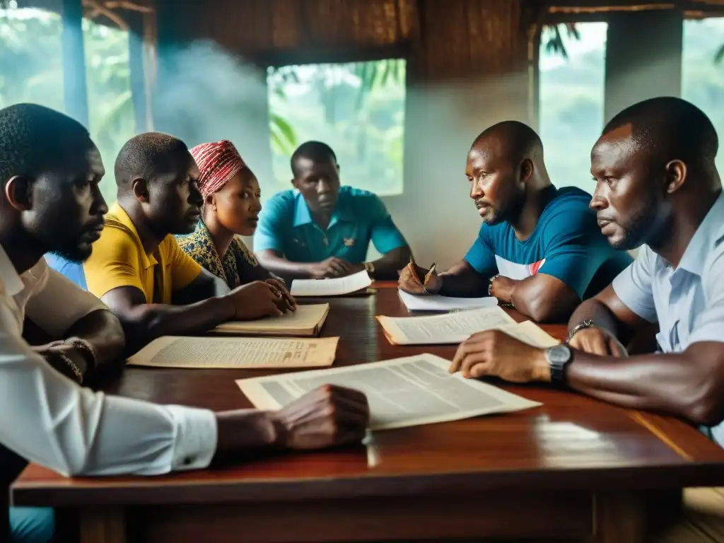 Reunión histórica en Liberia: diversidad étnica negociando la independencia de Liberia historia