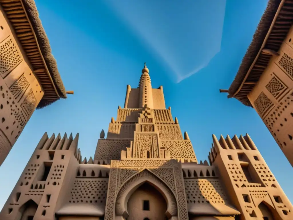 Imponente Mezquita de Djenne en Mali, reflejo de la influencia global de los Reinos precoloniales africanos