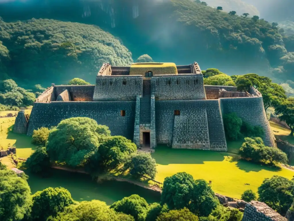 Impresionante arquitectura de piedra en las antiguas ciudades de piedra de África