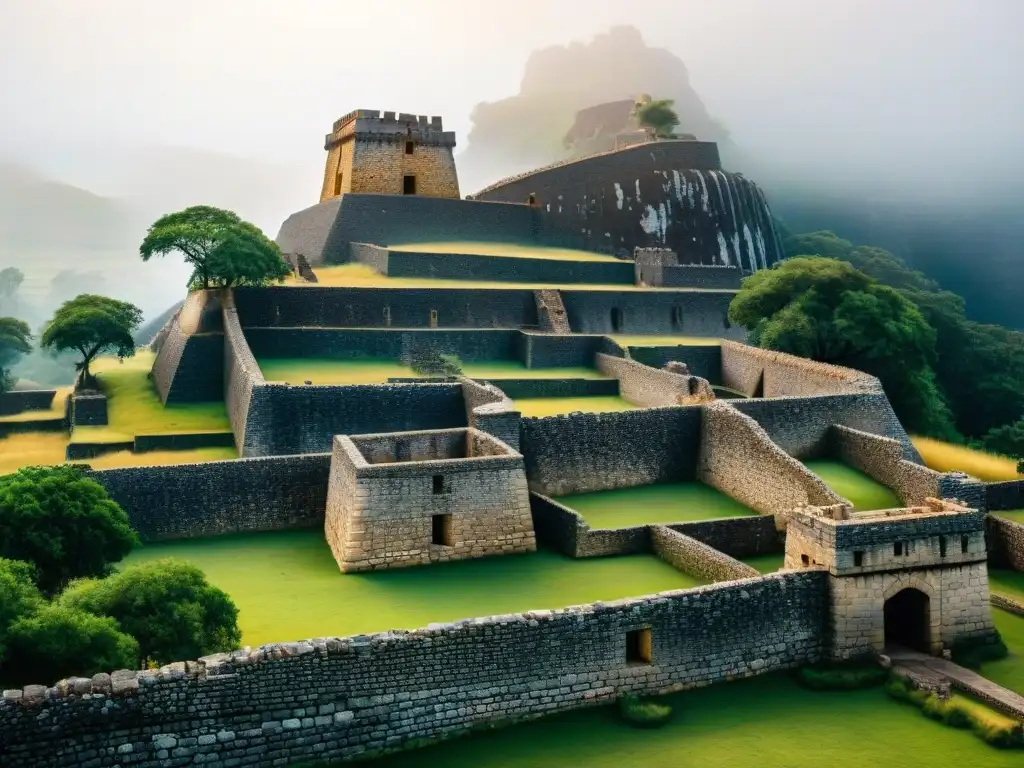 Impresionante fortificación arquitectura precolonial africana de Grandes Ruinas de Zimbabwe