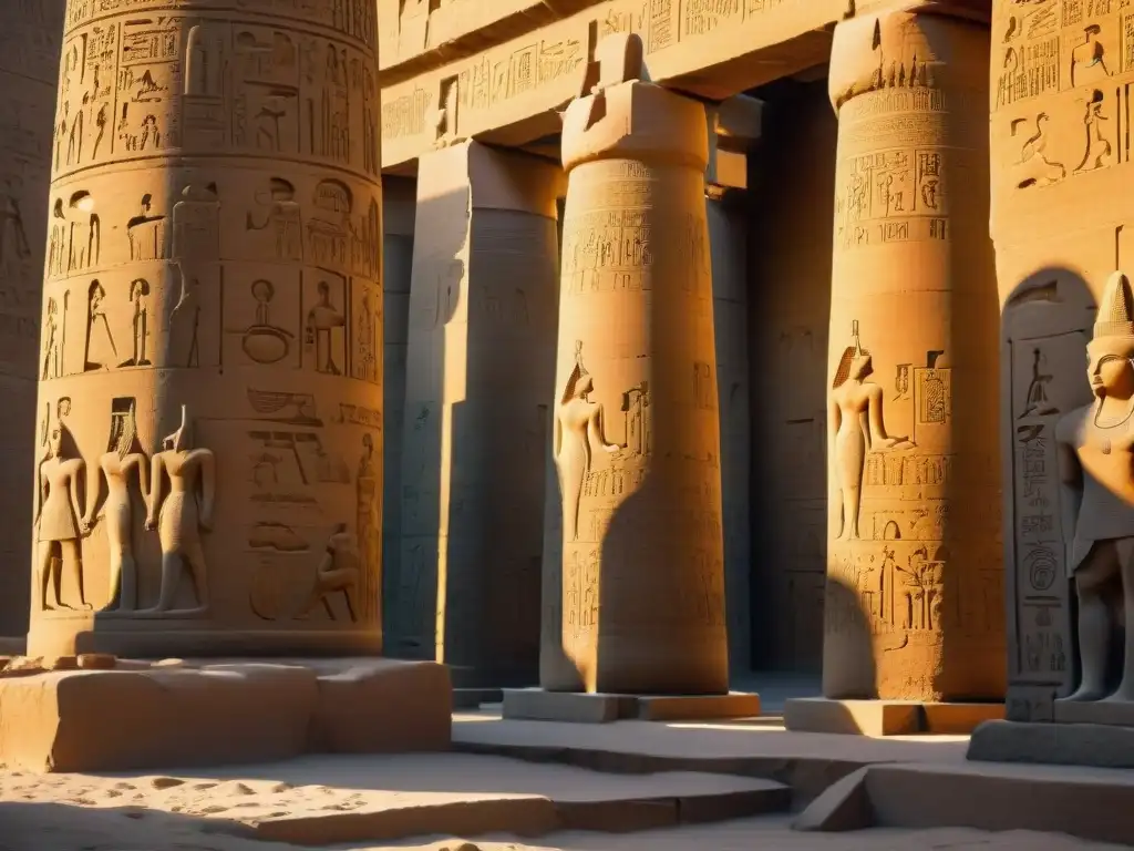 Impresionante Templo de Karnak en Luxor, Egipto, destacando la influencia global de las civilizaciones africanas en historias antiguas