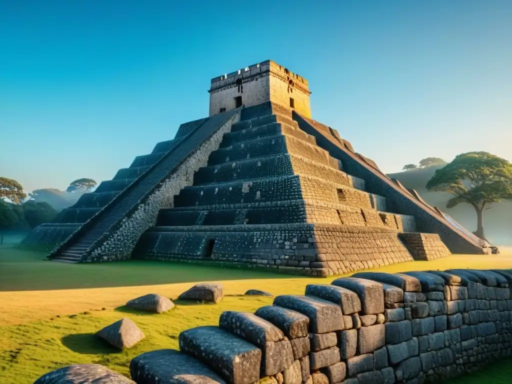 Impresionante vista de la antigua ciudad de piedra en África, bajo el cálido sol