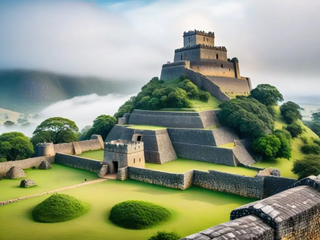 Impresionantes ruinas de piedra de Great Zimbabwe, reflejando la grandiosidad de las civilizaciones africanas en la antigüedad