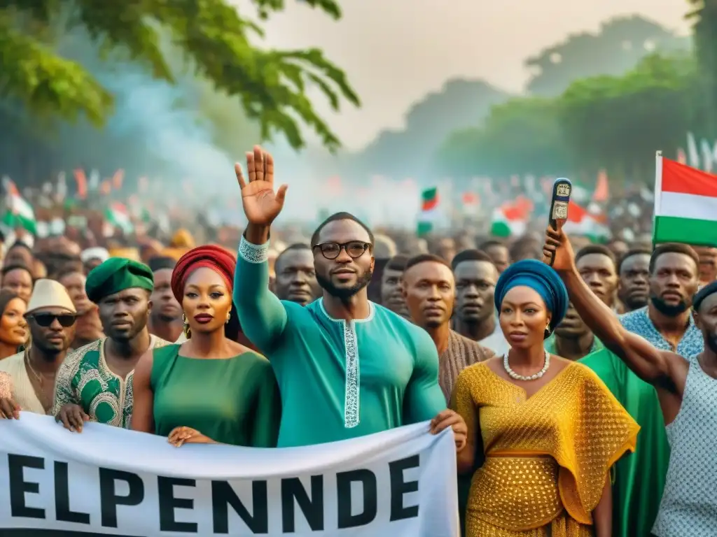 Influencia global civilizaciones africanas: Diversidad y unidad en protesta pacífica nigeriana