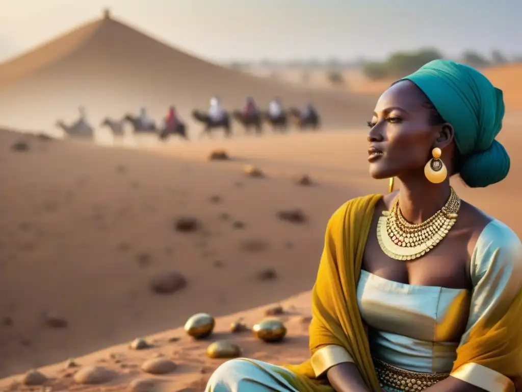Intenso comercio de oro en el Sahel, reflejando la diversidad y la historia económica