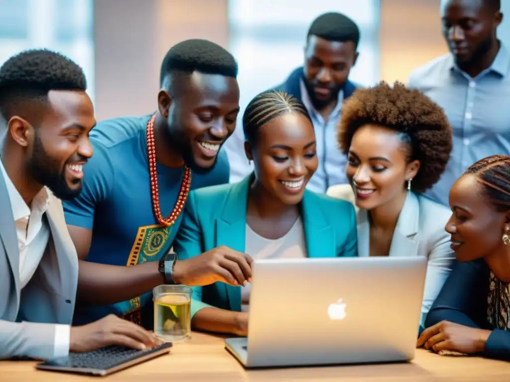 Jóvenes africanos lideran la revolución tecnológica en vibrante hub en Lagos, Nigeria