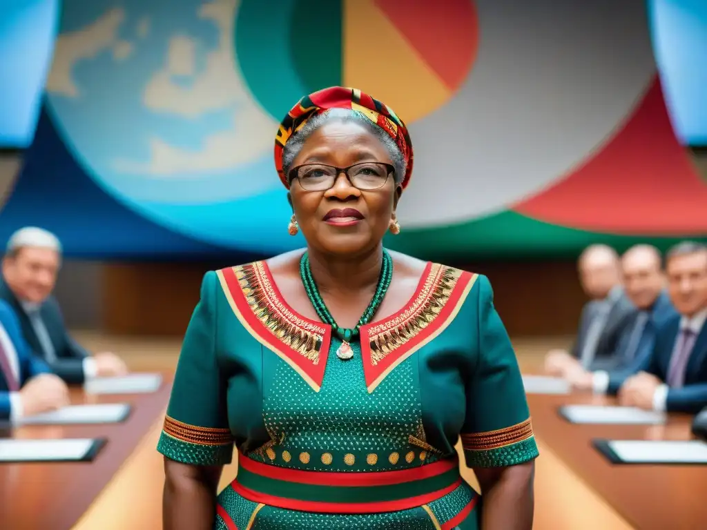 La líder africana Ngozi Okonjo-Iweala destaca en cumbre internacional