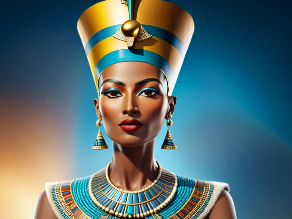 La majestuosa belleza de la reina Nefertiti, símbolo del legado e influencia global de las reinas africanas