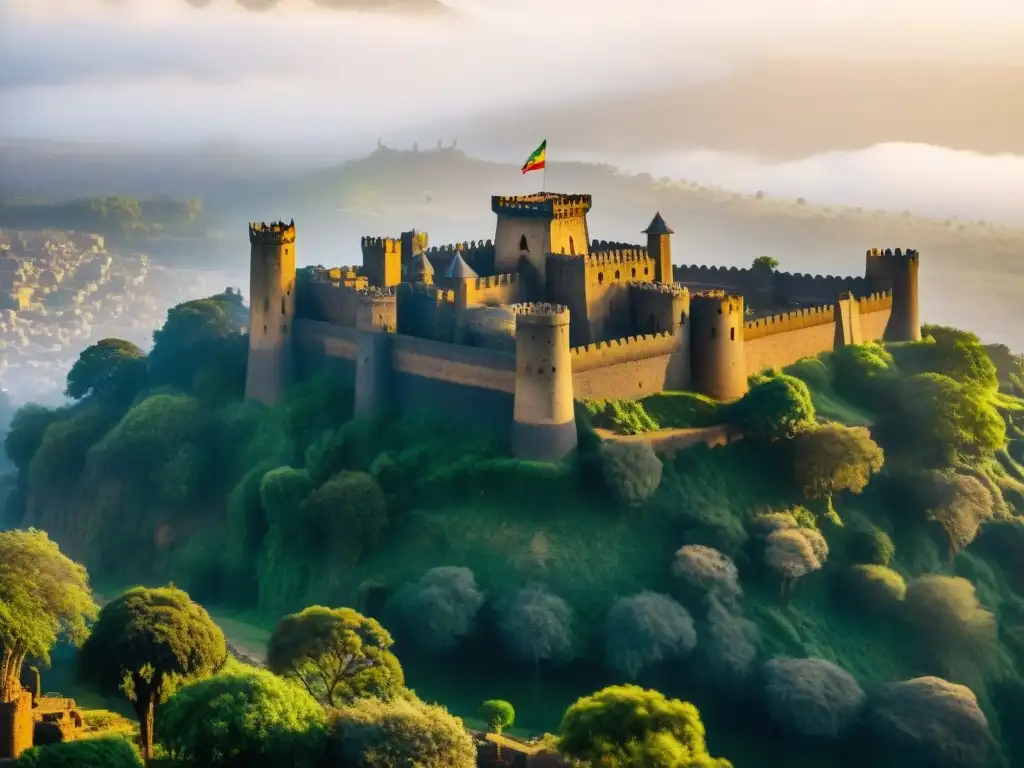 La majestuosa Fortaleza de Gondar en Etiopía destaca su arquitectura defensiva en civilizaciones africanas