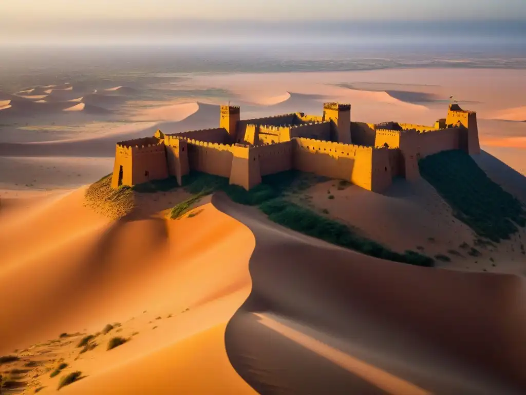 Majestuoso Castillo de Ouadane en el Sahara, historia completa