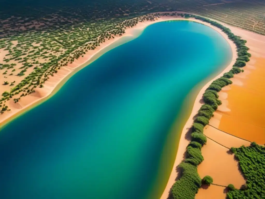 Maravilloso paisaje del Sahel con lenguas precoloniales del Sahel